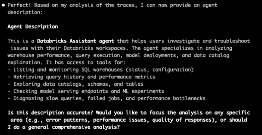 Agent Purpose Identification
