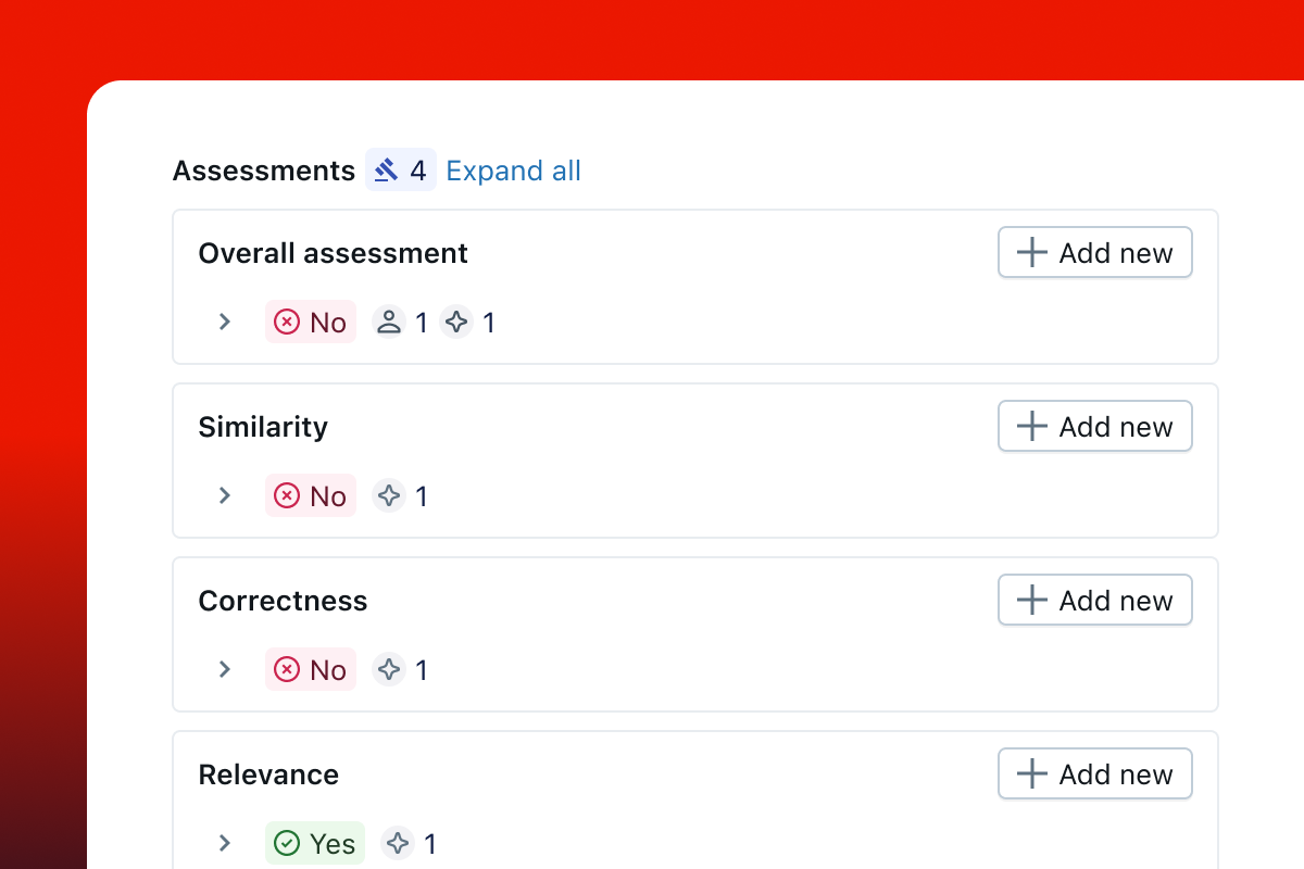 Feedbacks attached to traces