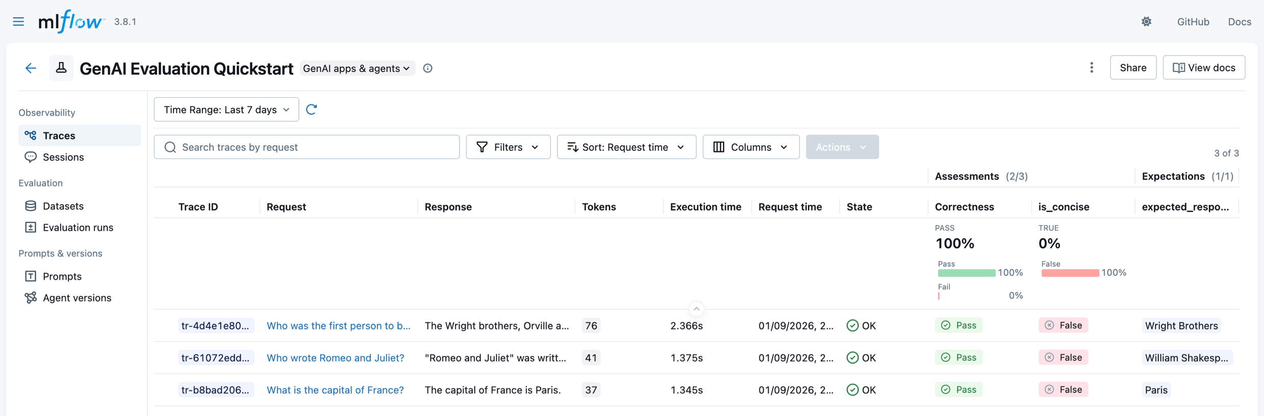 Simple Evaluation Results